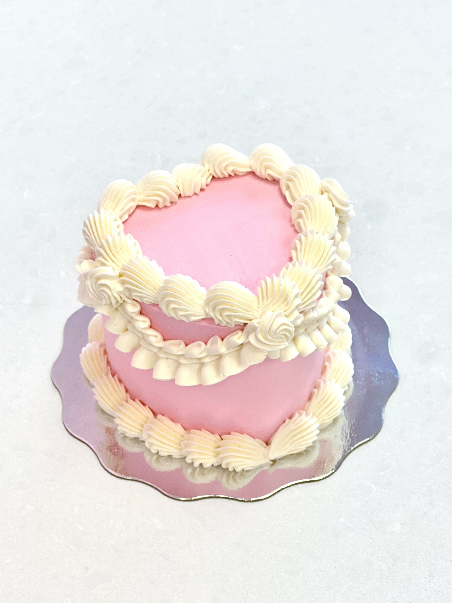 Pink Mini Heart Cake