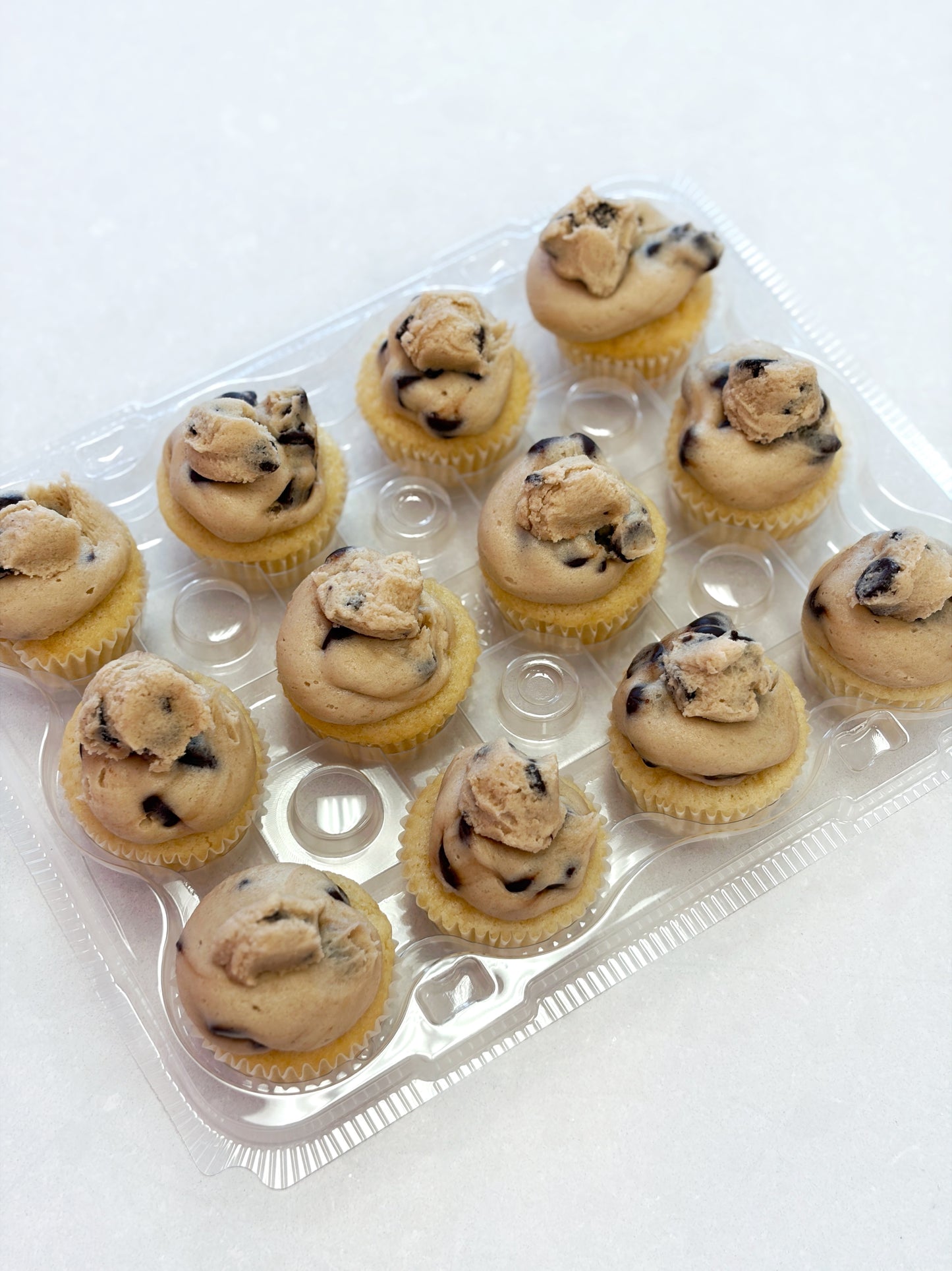 Cookie Dough mini cupcakes