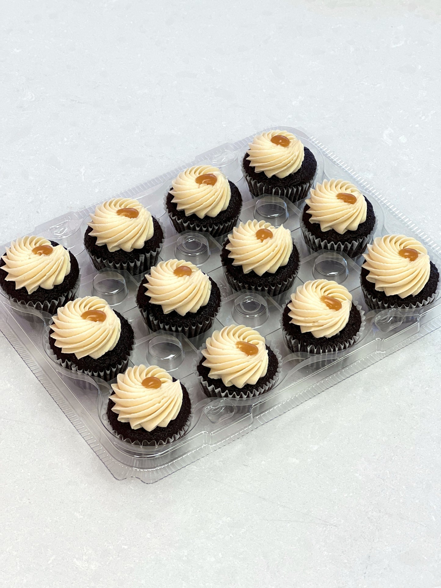 Salted Caramel mini cupcakes