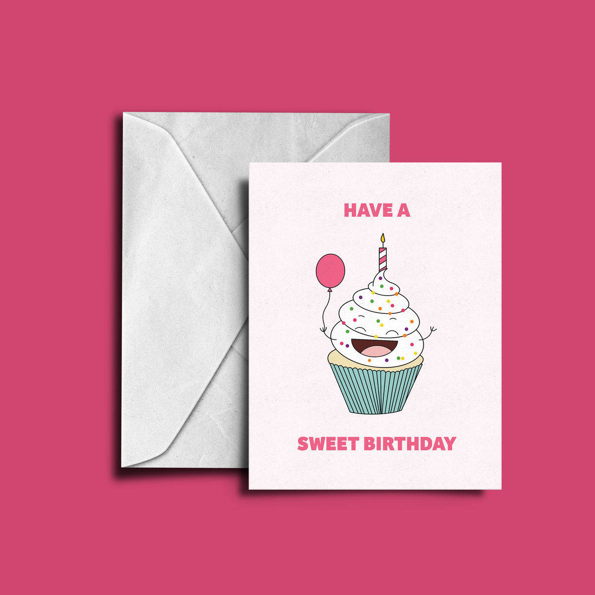 Cupcake Birthday Card