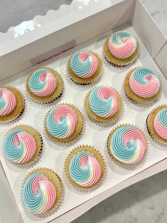 Gender Reveal Cupcakes