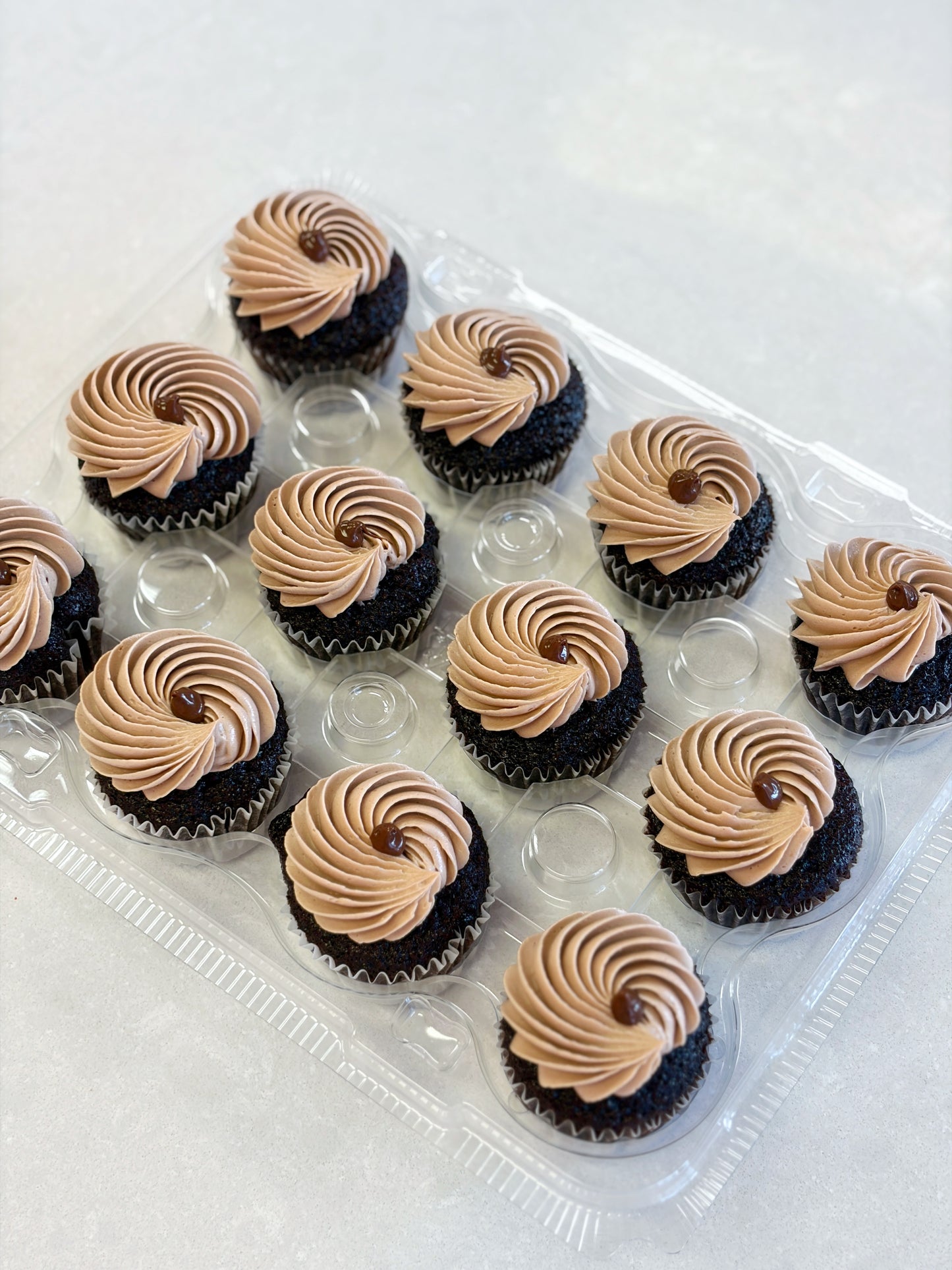 Hazelnut mini cupcakes