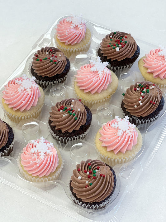 Holiday Mini Cupcakes